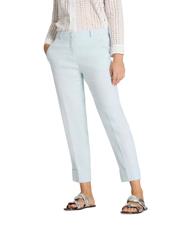 Krystal dames broek blauw