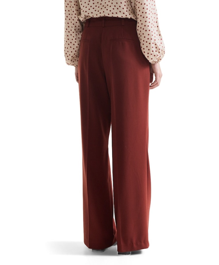 DESSY wtq 453 wide leg long dames broek brique