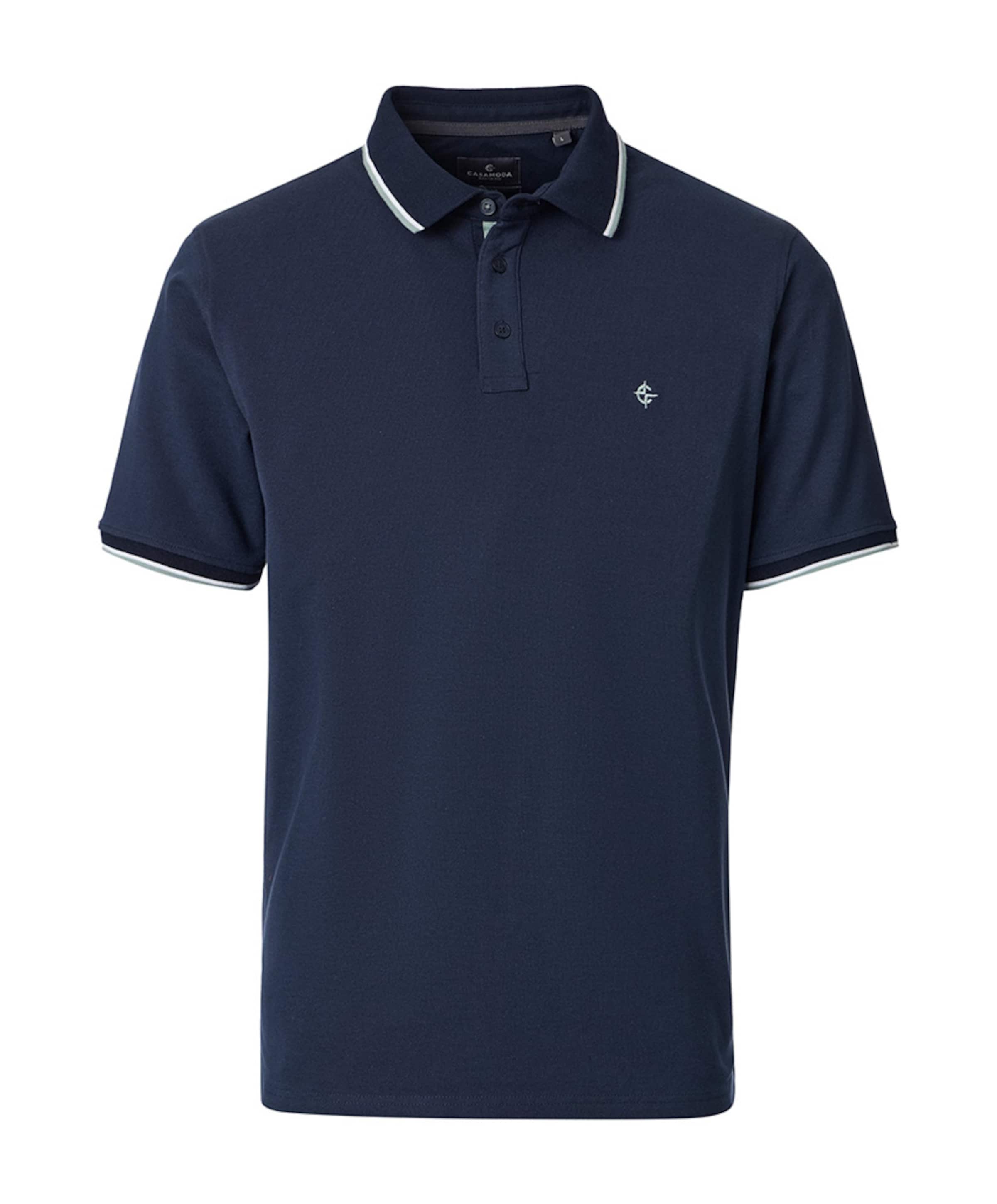 Heren polo blauw