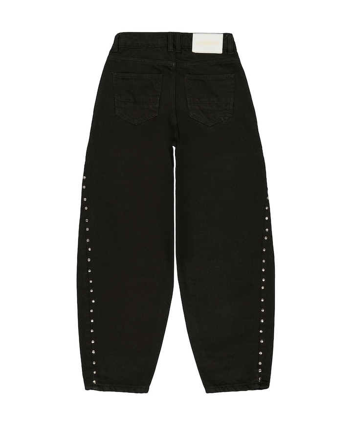 Camilla Stud meisjes jeans zwart