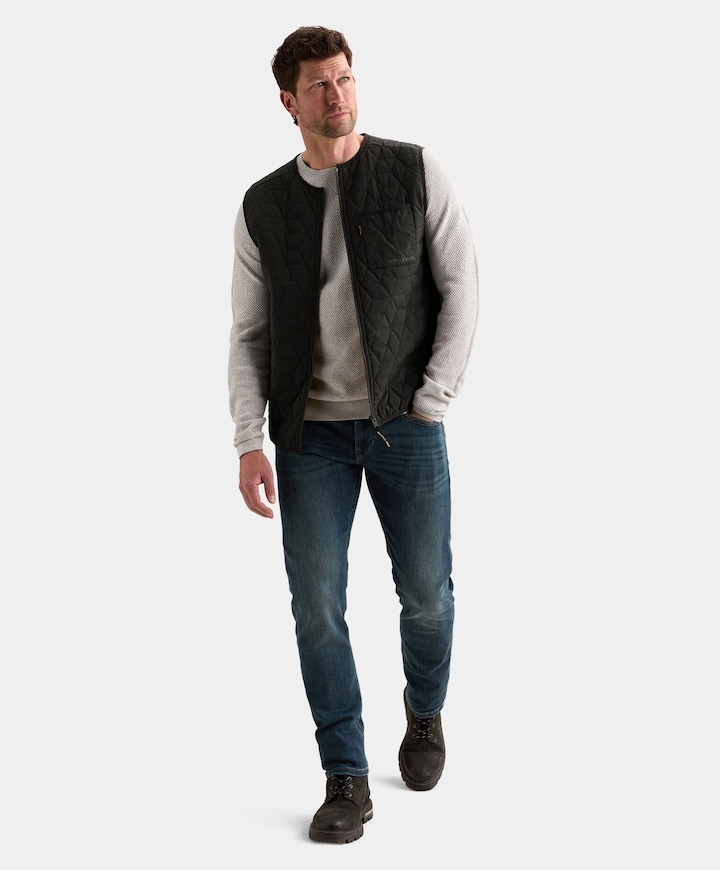 Heren bodywarmer blauw