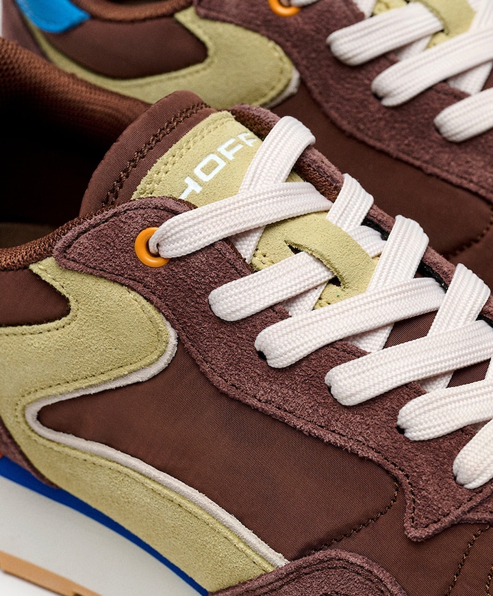 CITY dames sneakers bruin