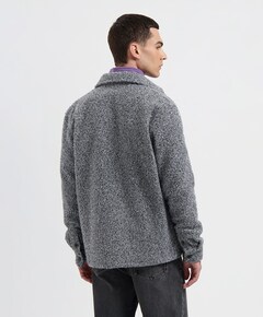 Heren overshirt zwart