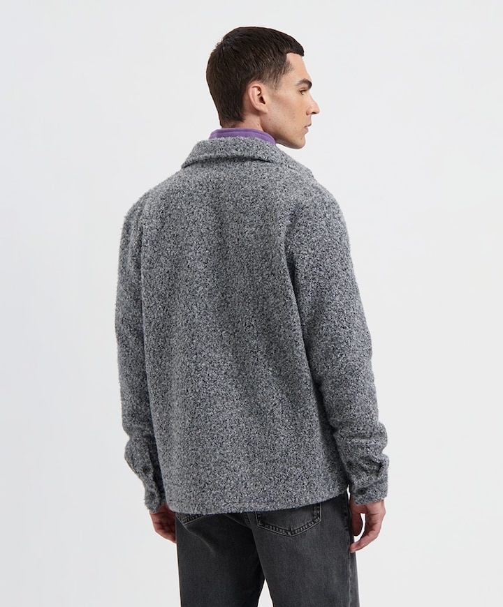 Heren overshirt zwart