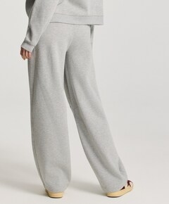 Jayden Wide Leg Jogger dames trainingsbroek grijs