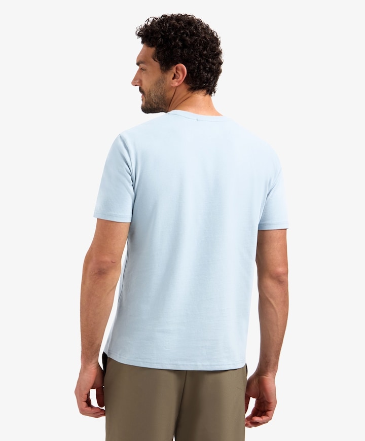 Heren T-shirt blauw