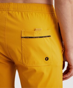AIRFRAME SWIMSHORTS BIG LOGO PRINT heren zwembroek geel