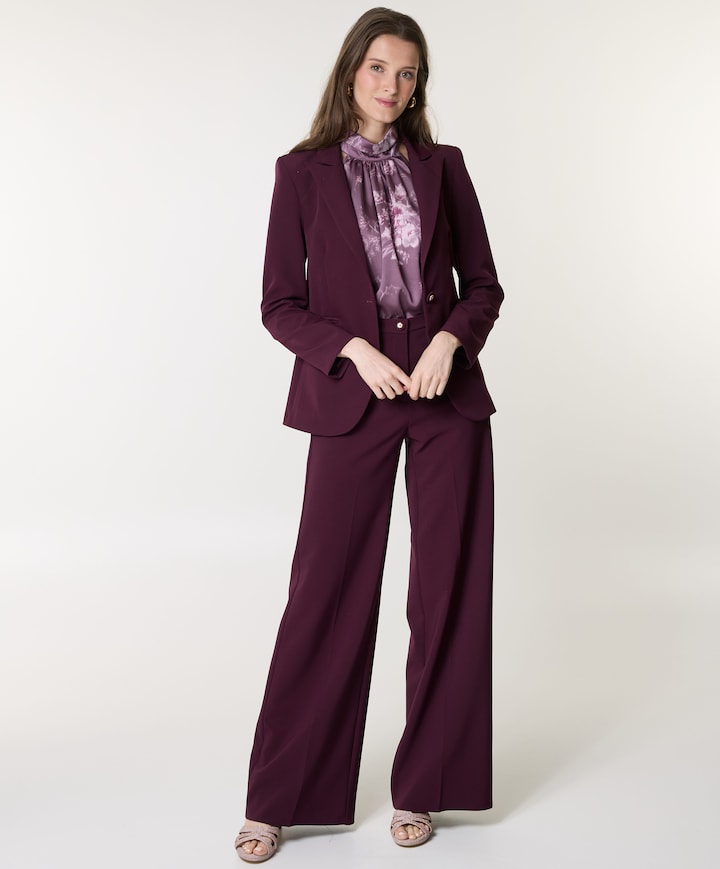 REWI 4.950.0001-B - dames broek bordeaux