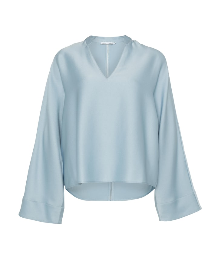 Dames blouse blauw