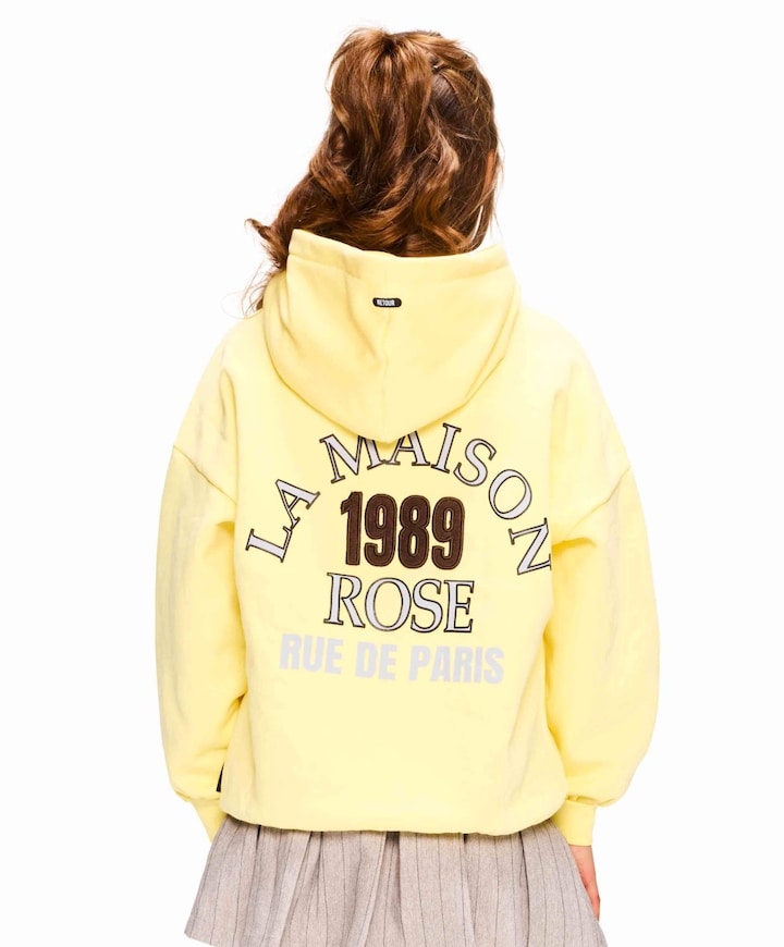 Meisjes hoodie ecru
