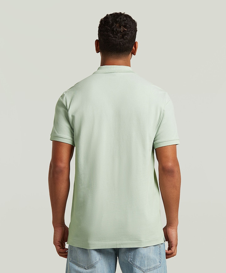 Heren polo groen