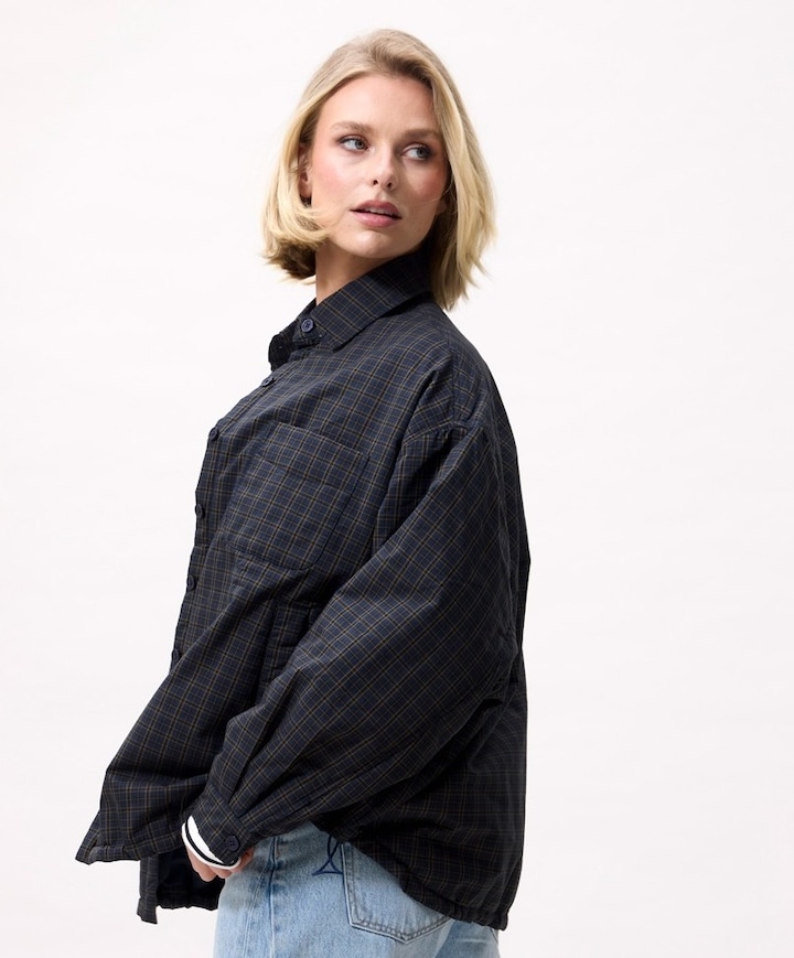 Dames jas blauw