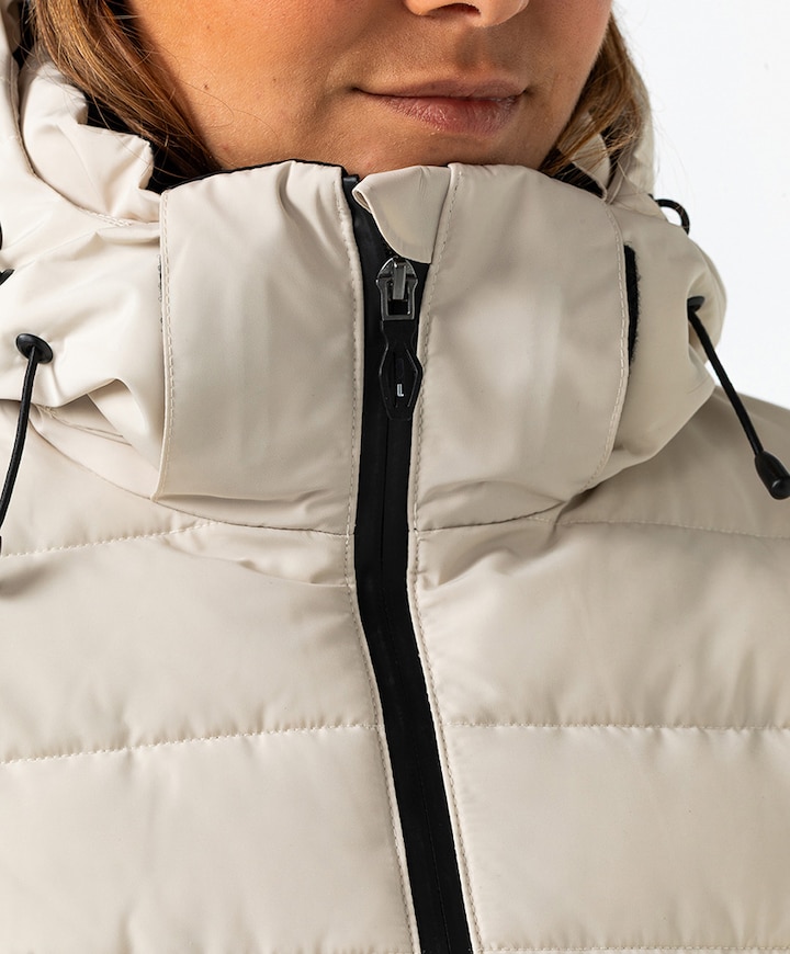 Dames ski-jas beige