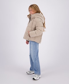 Meisjes jas beige