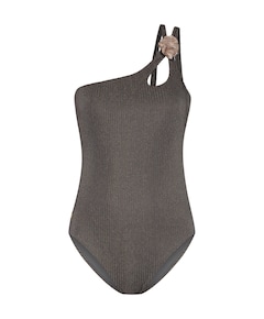 Dames badpak zilver