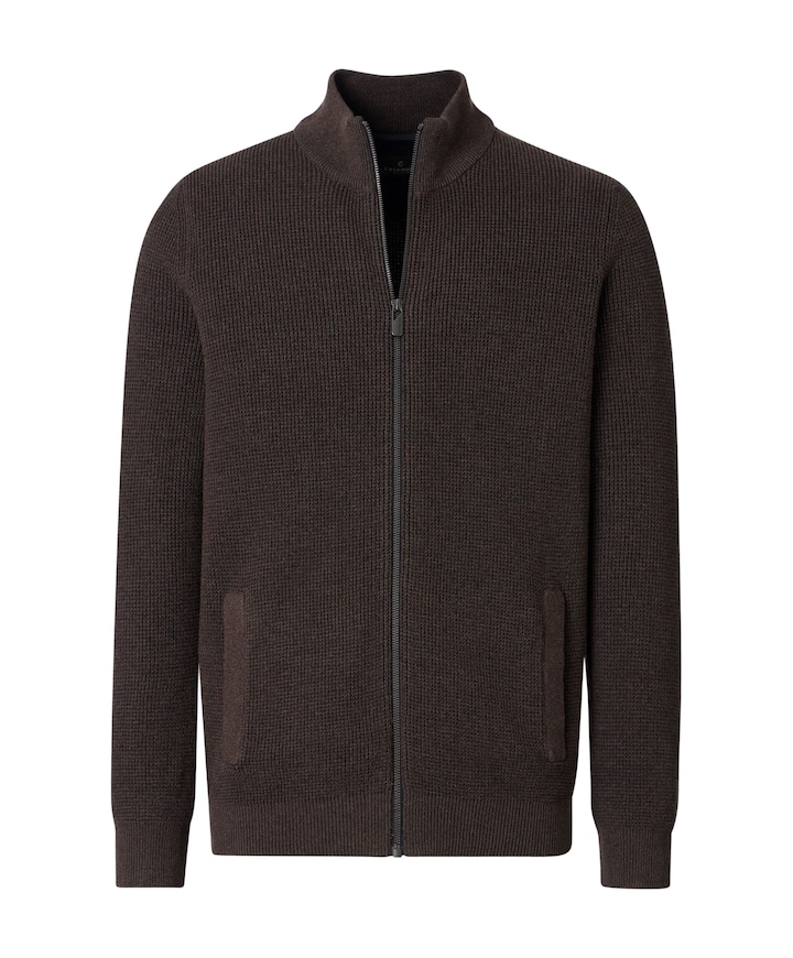 Heren vest bruin