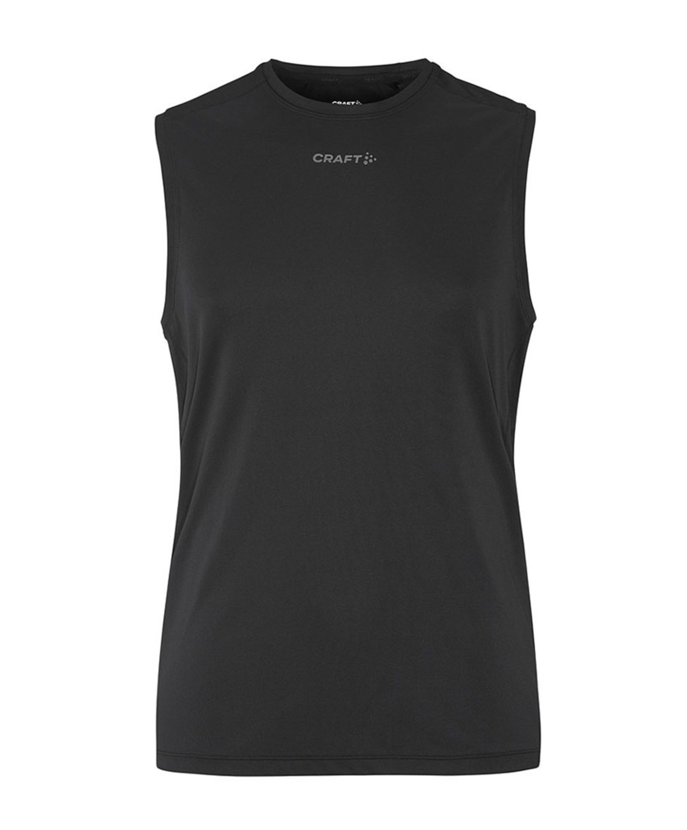 Heren singlet zwart