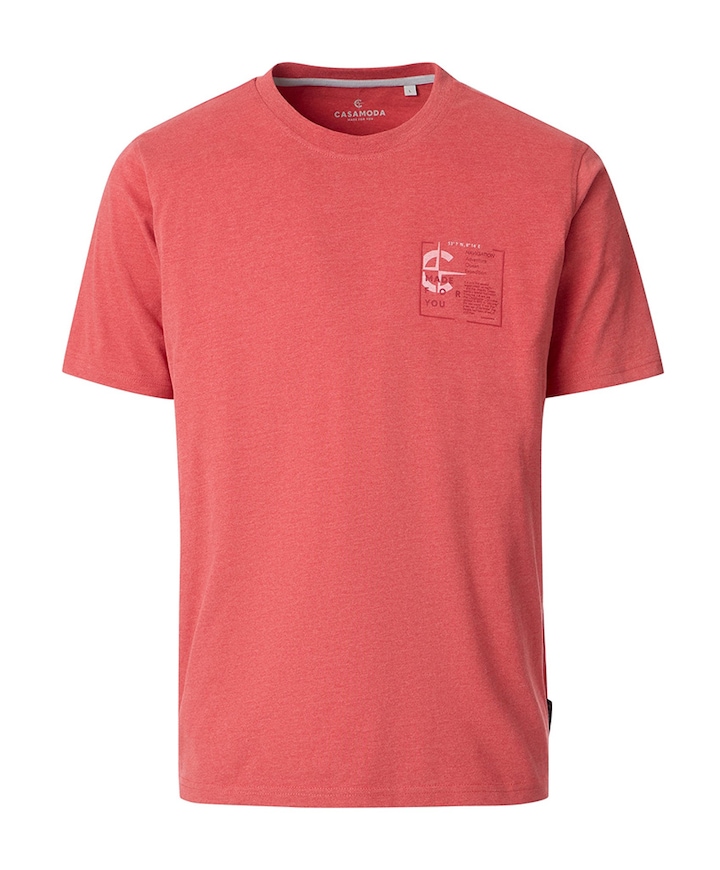 Heren T-shirt rood