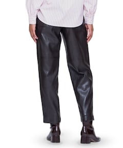Pu dames broek bruin