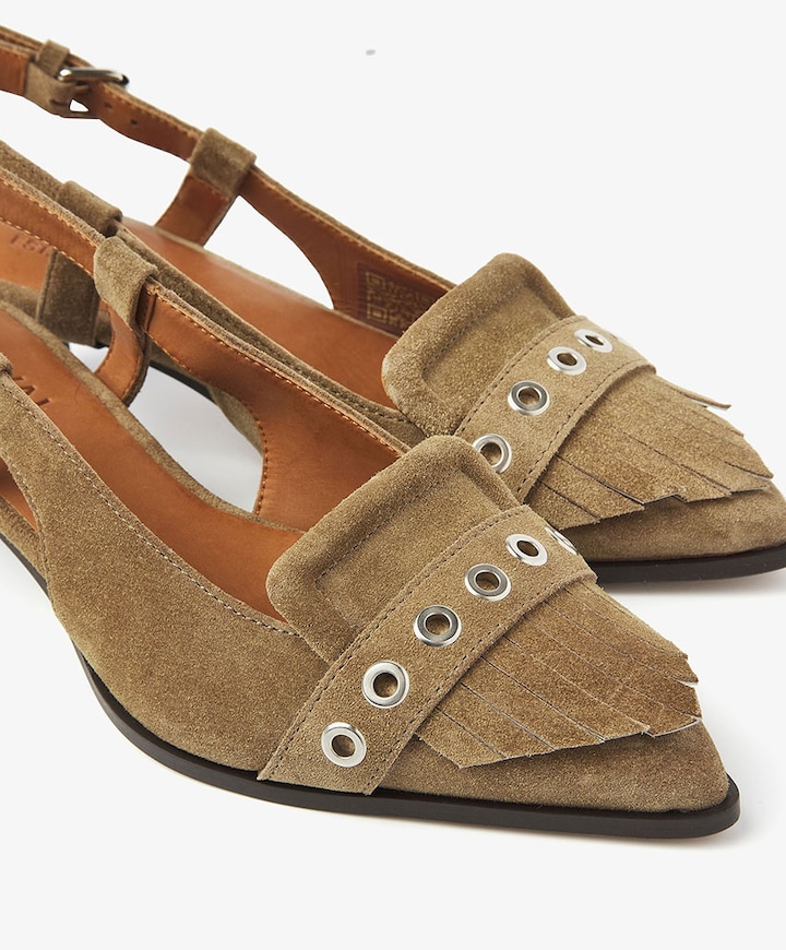 Lea Katie dames slingbacks bruin