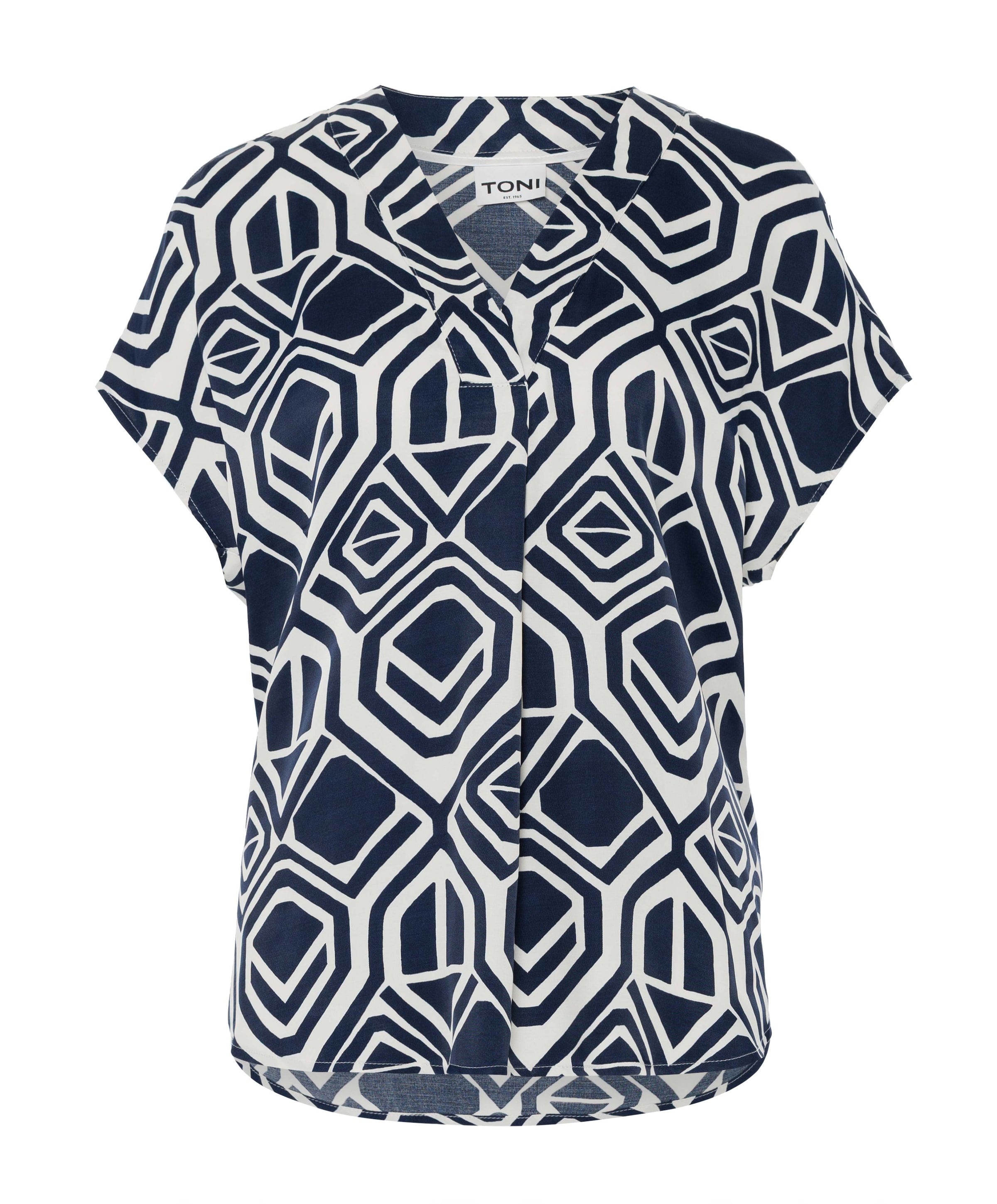 Dames blouse blauw