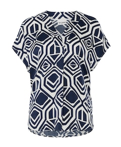 Dames blouse blauw