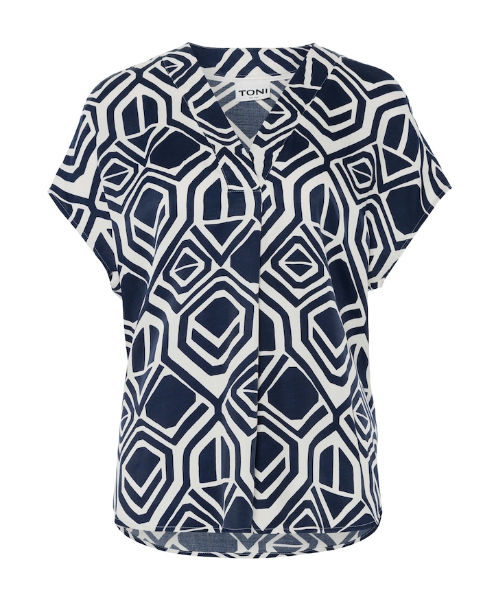 Dames blouse blauw