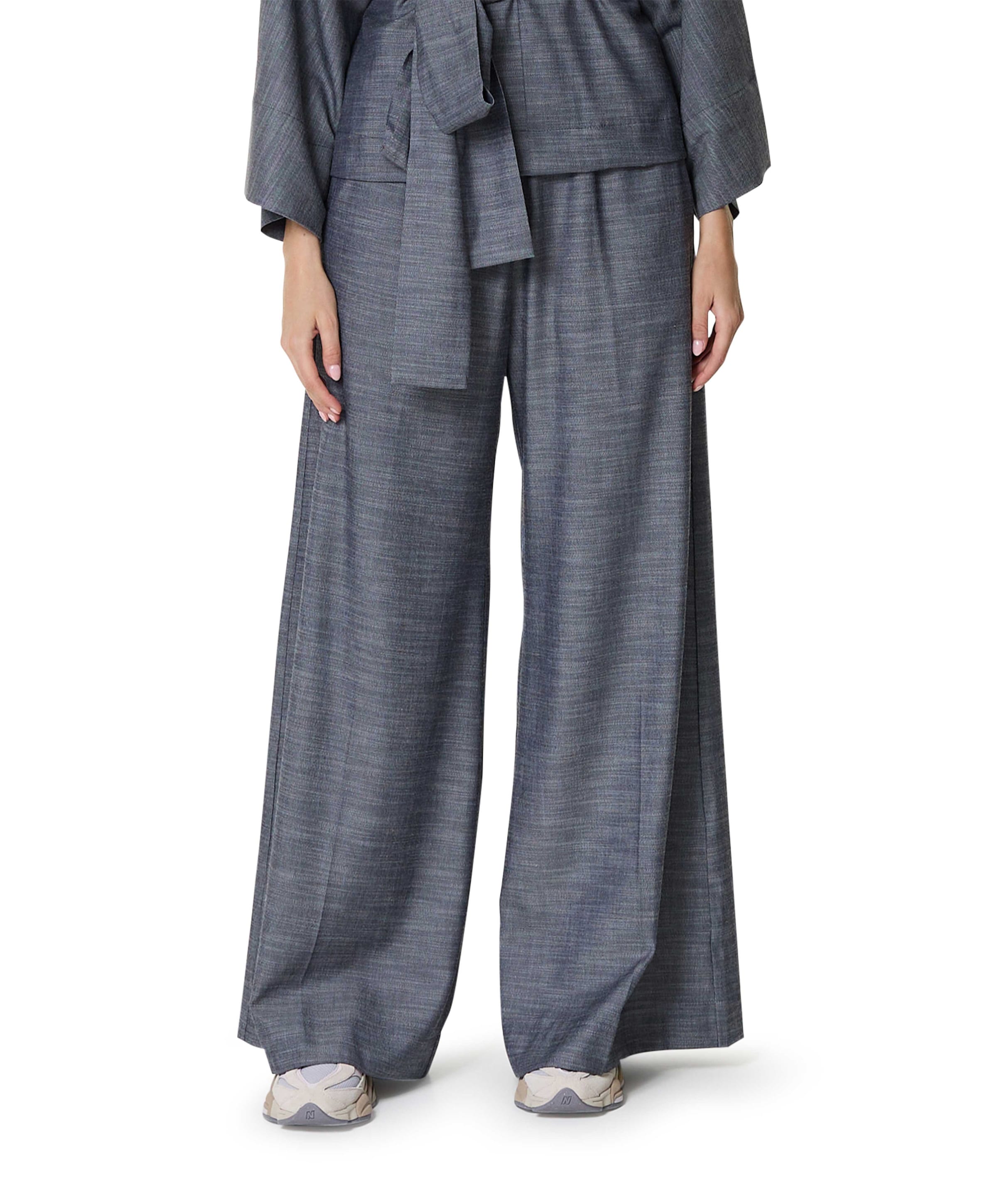 Super Woody Light Woven dames broek grijs
