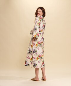 Dames ochtendjas ecru