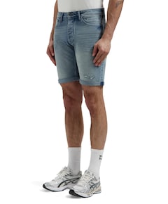The Miles Slim Fit Short heren korte broek blauw