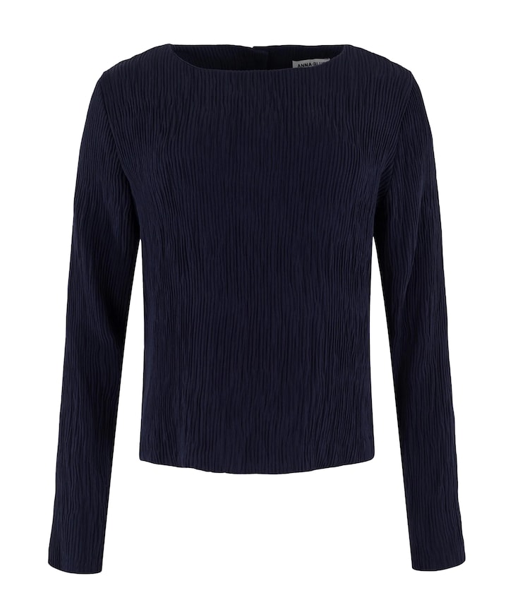Dames longsleeve blauw
