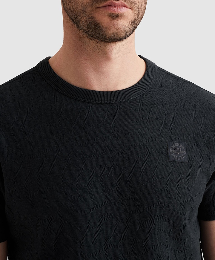 Heren T-shirt blauw