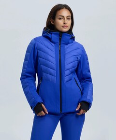 Dames ski-jas blauw
