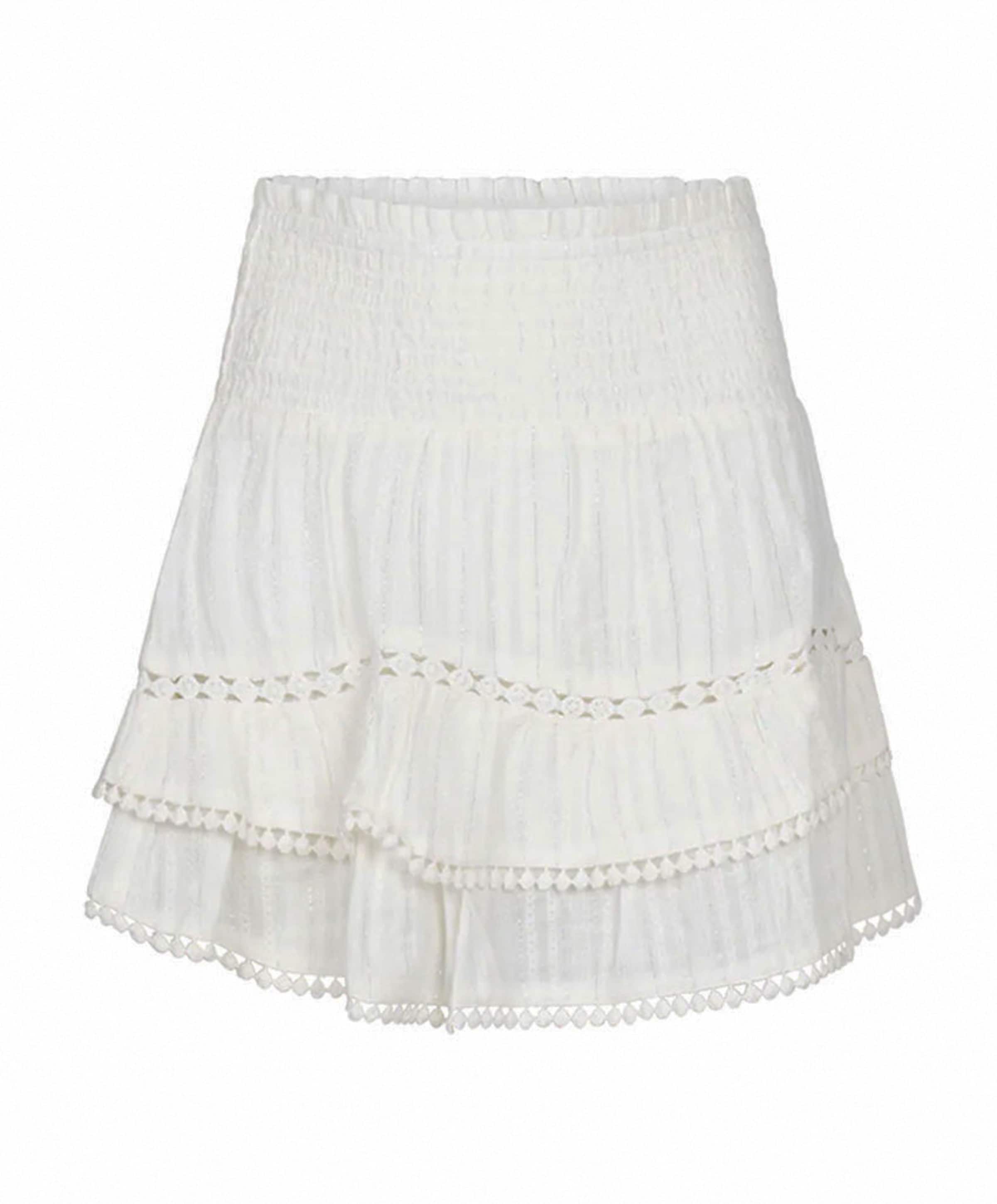 Meisjes rok ecru