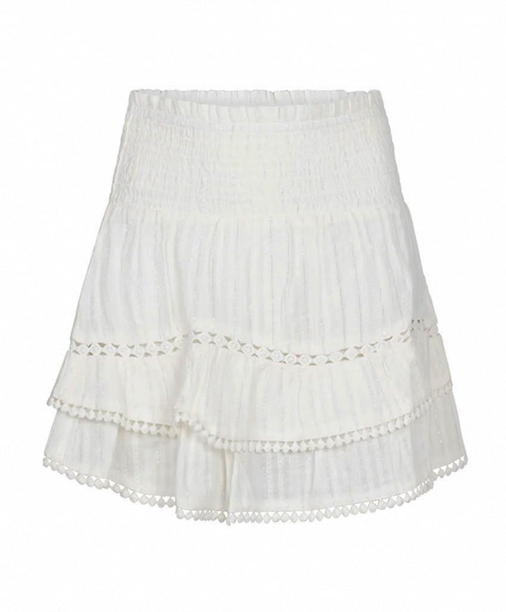Meisjes rok ecru