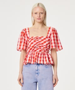 Dames top oranje