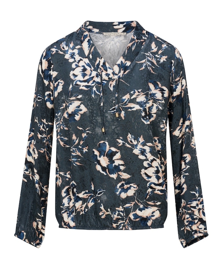 Dames blouse blauw
