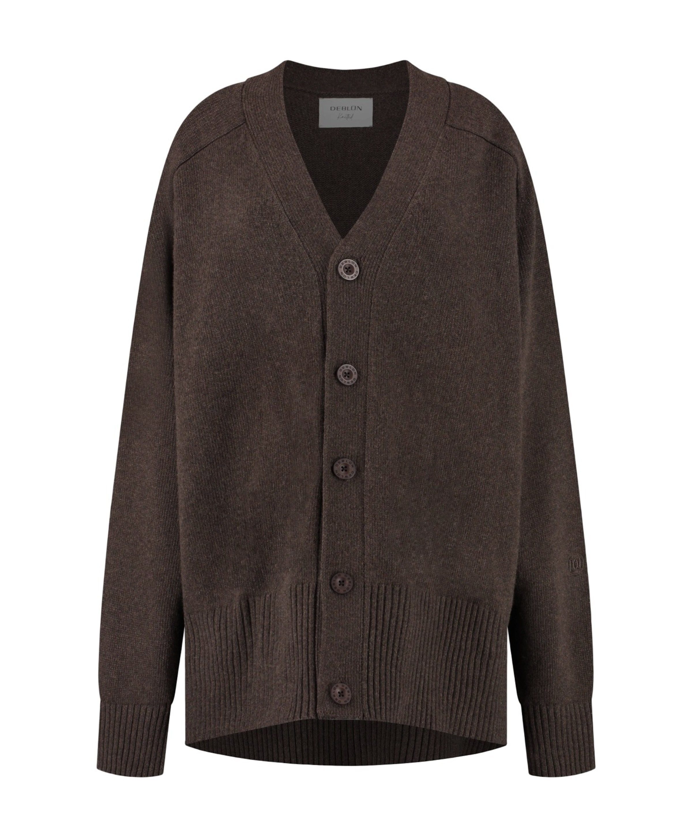 Dames vest bruin
