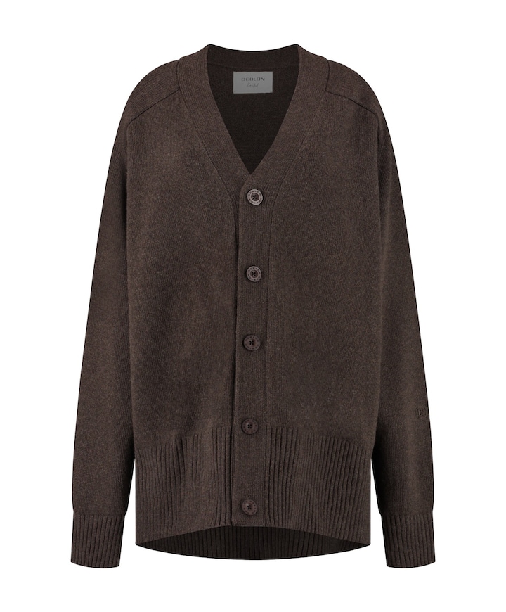 Dames vest bruin