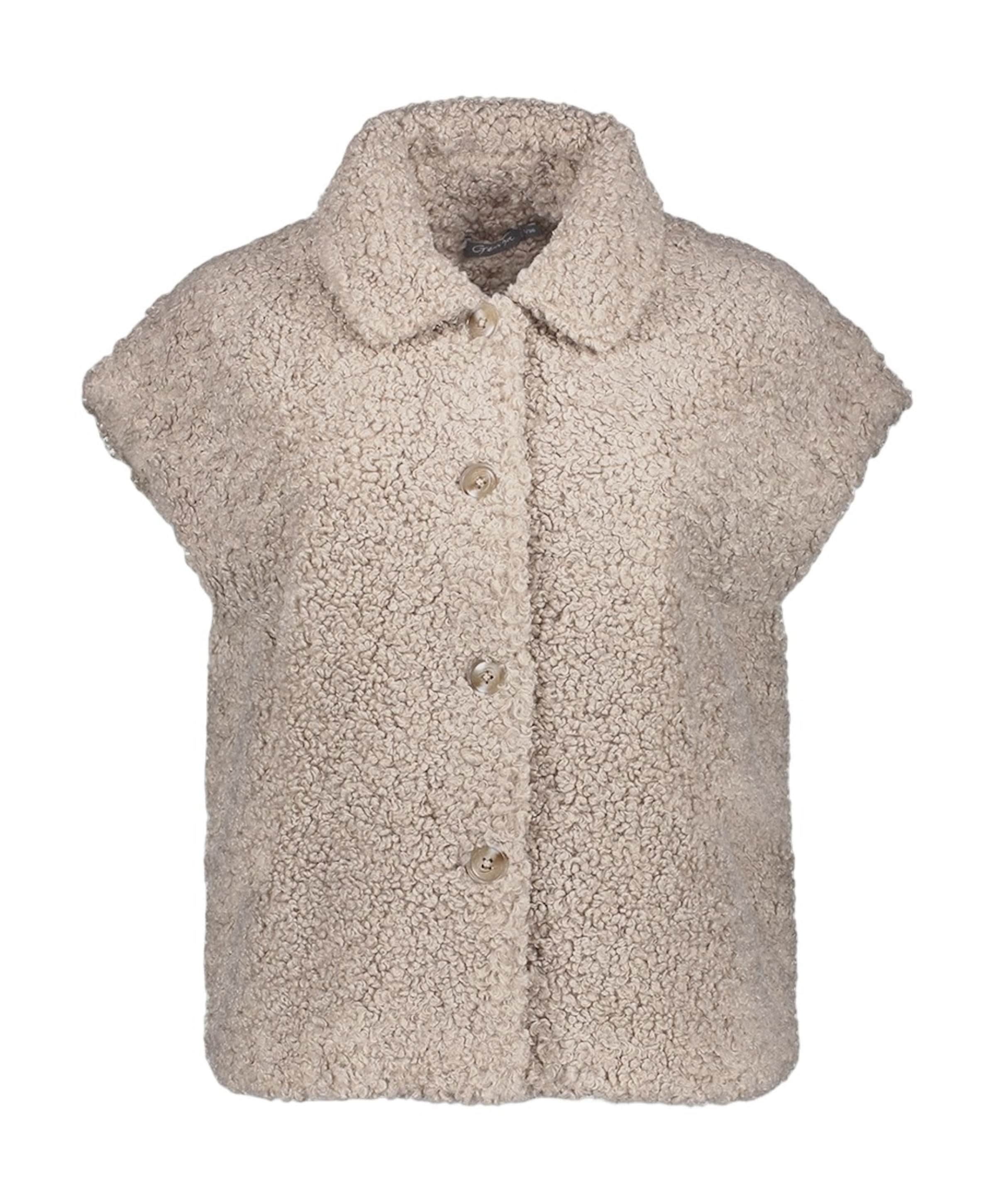 Dames gilet beige