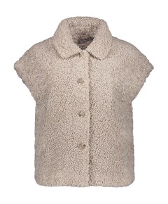 Dames gilet beige