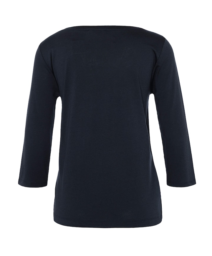 Dames longsleeve blauw