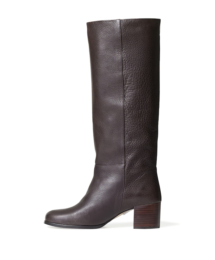 Paisley dames laarzen bruin