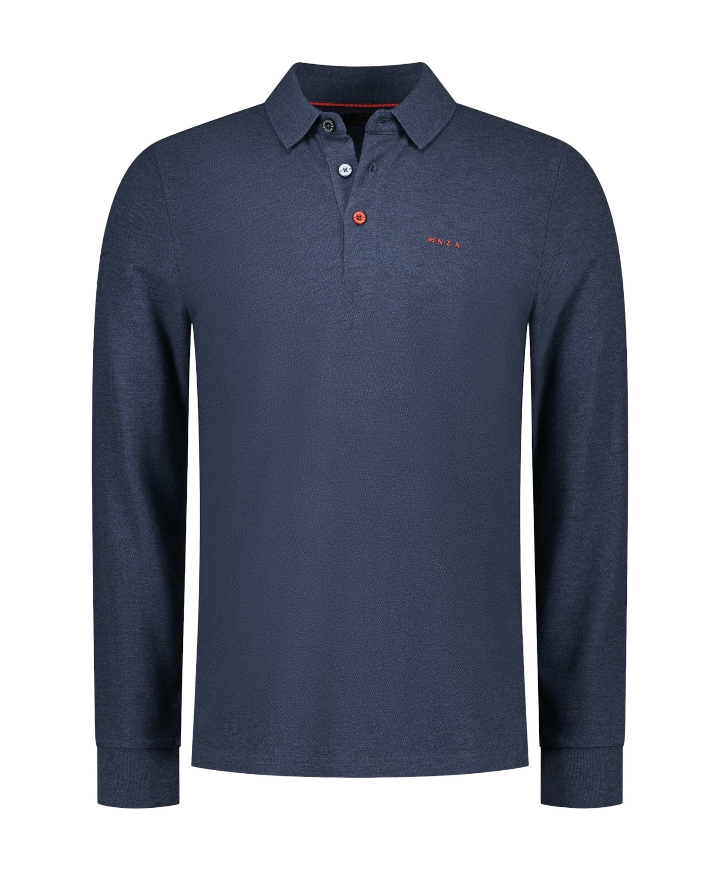 Heren polo blauw