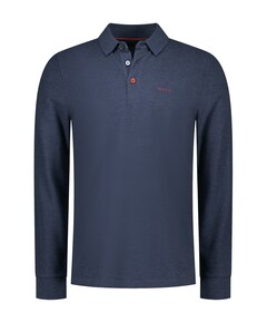 Heren polo blauw