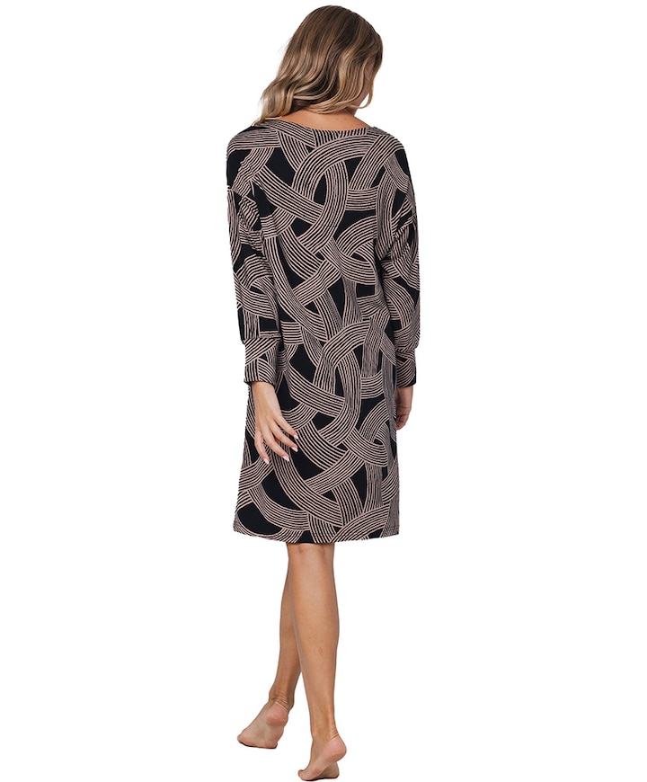 Dames nachthemd zwart