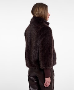 Dames jas bruin