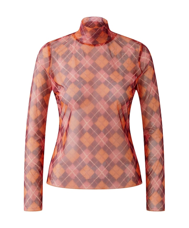 Dames longsleeve rood