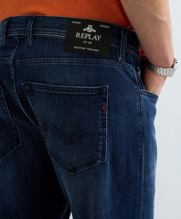 heren jeans blauw