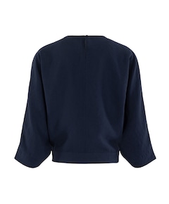 Dames blouse blauw